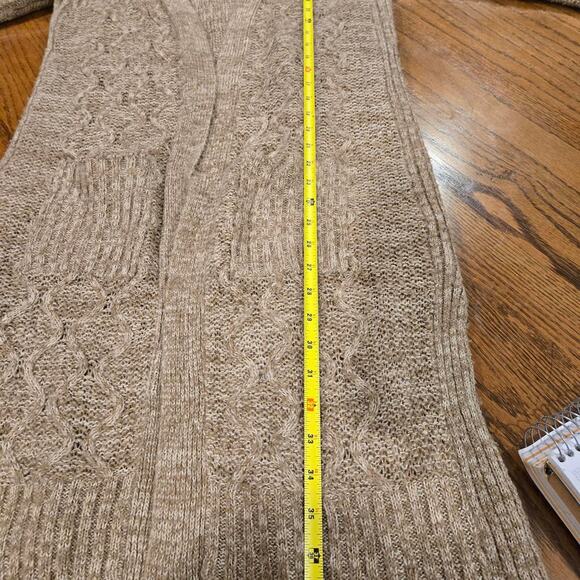 Say What? Long cardigan tan. Womens medium - Picture 7 of 8